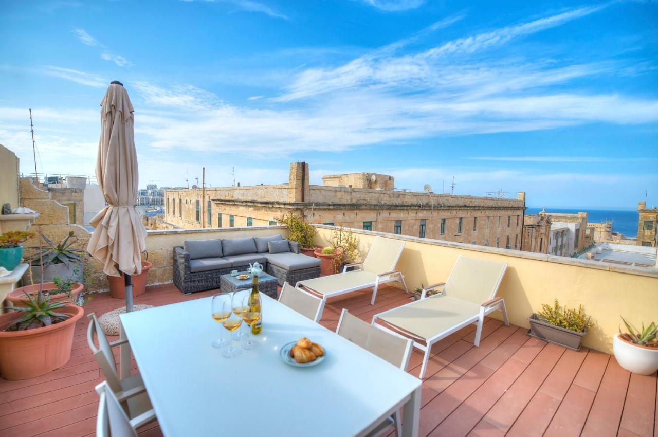 Comfy 1 Bedroom - Sun Terrace & Sea Views Gbuh1-1 Valletta Exterior photo