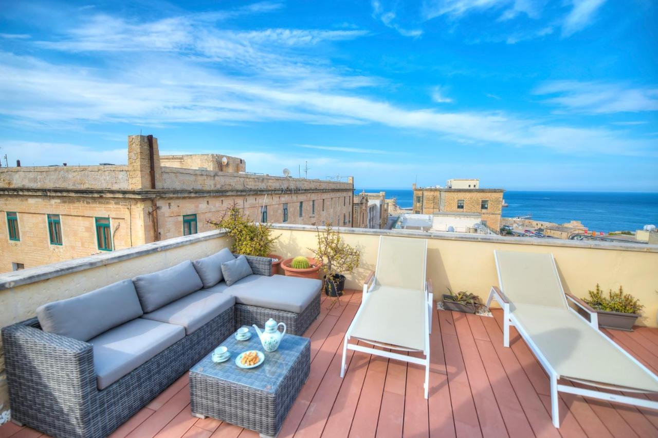 Comfy 1 Bedroom - Sun Terrace & Sea Views Gbuh1-1 Valletta Exterior photo