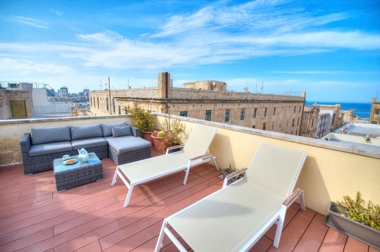 Comfy 1 Bedroom - Sun Terrace & Sea Views Gbuh1-1 Valletta Exterior photo
